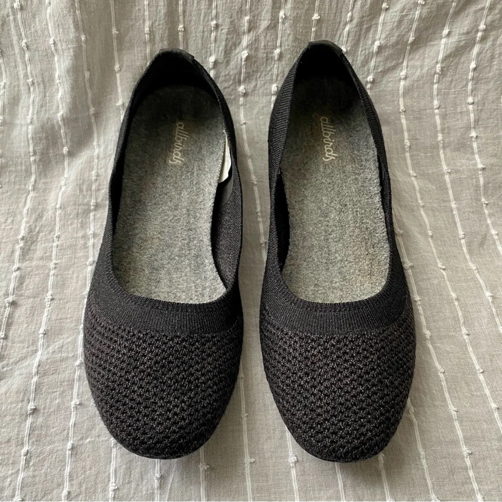 Black Tree breezer Allbirds ballet flats - size 9 - Picture 3 of 7
